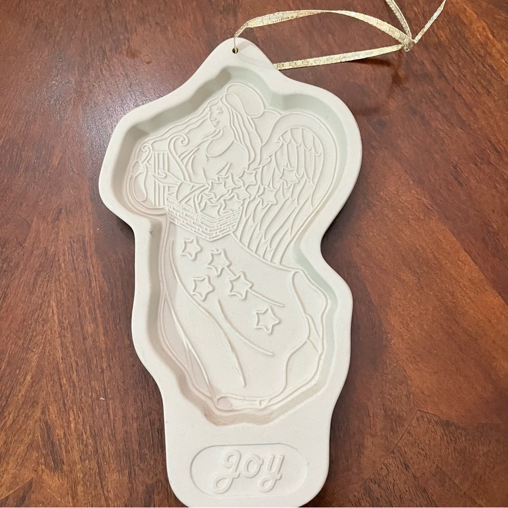 Longaberger Joy Angel Ceramic Cookie mold 1996
